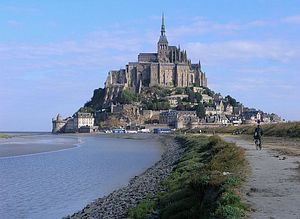 Mont-St-Michel, Mont-Saint-Michel, Normandie, Nordküste, Granitküste