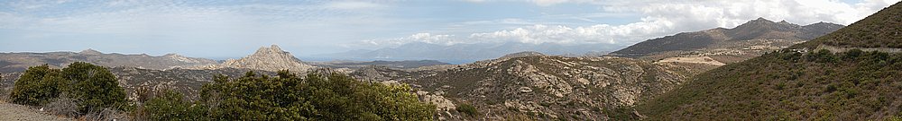 Westlich von St. Florent, Désert des Agriates (Panorama 2).JPG