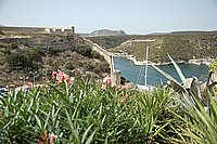 Südküste, Bonifacio, Bastion über dem Hafen.JPG