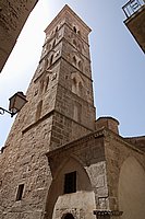 Südküste, Bonifacio, Kirchturm Ste-Marie-Majeure.JPG